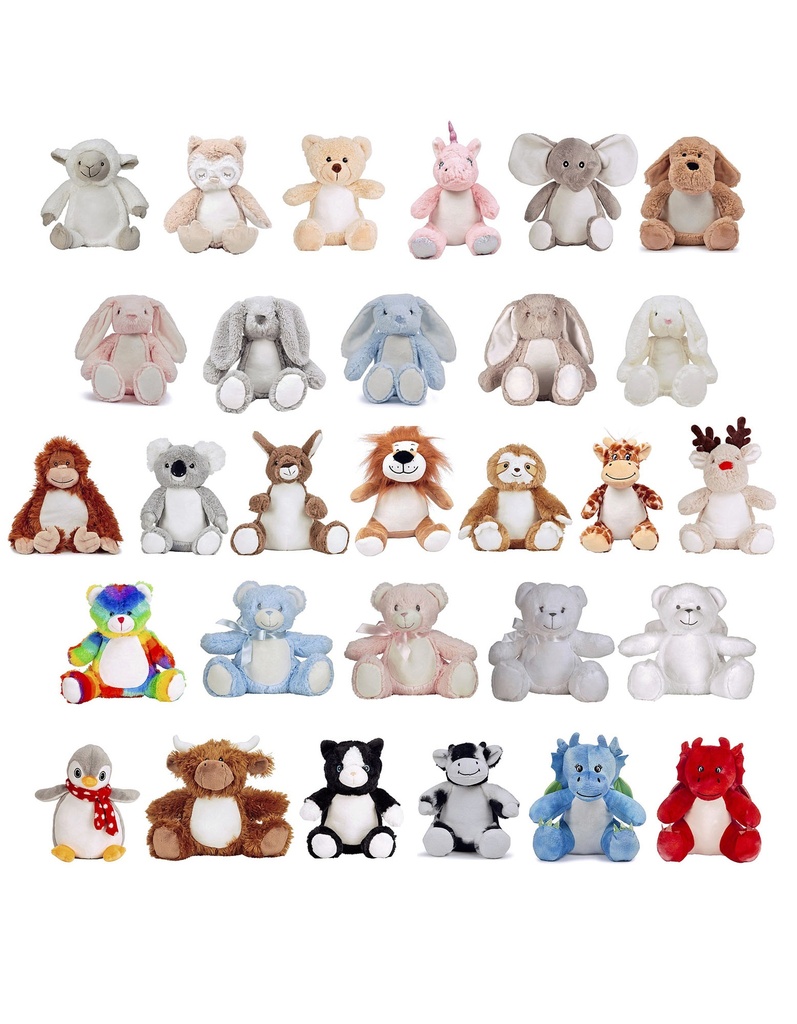 Maskotka Pluszowa Poliester MM060 - Angel Bear White