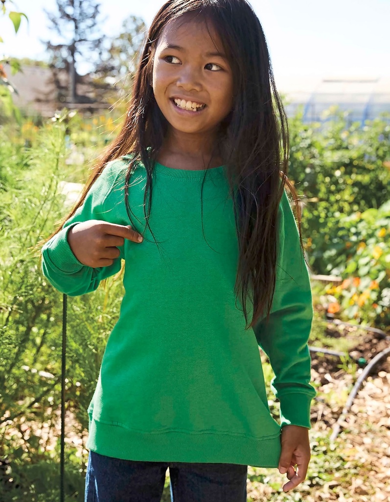 Bluza Dziecięca Bawełniana Certyfikowana NE33001 - Green