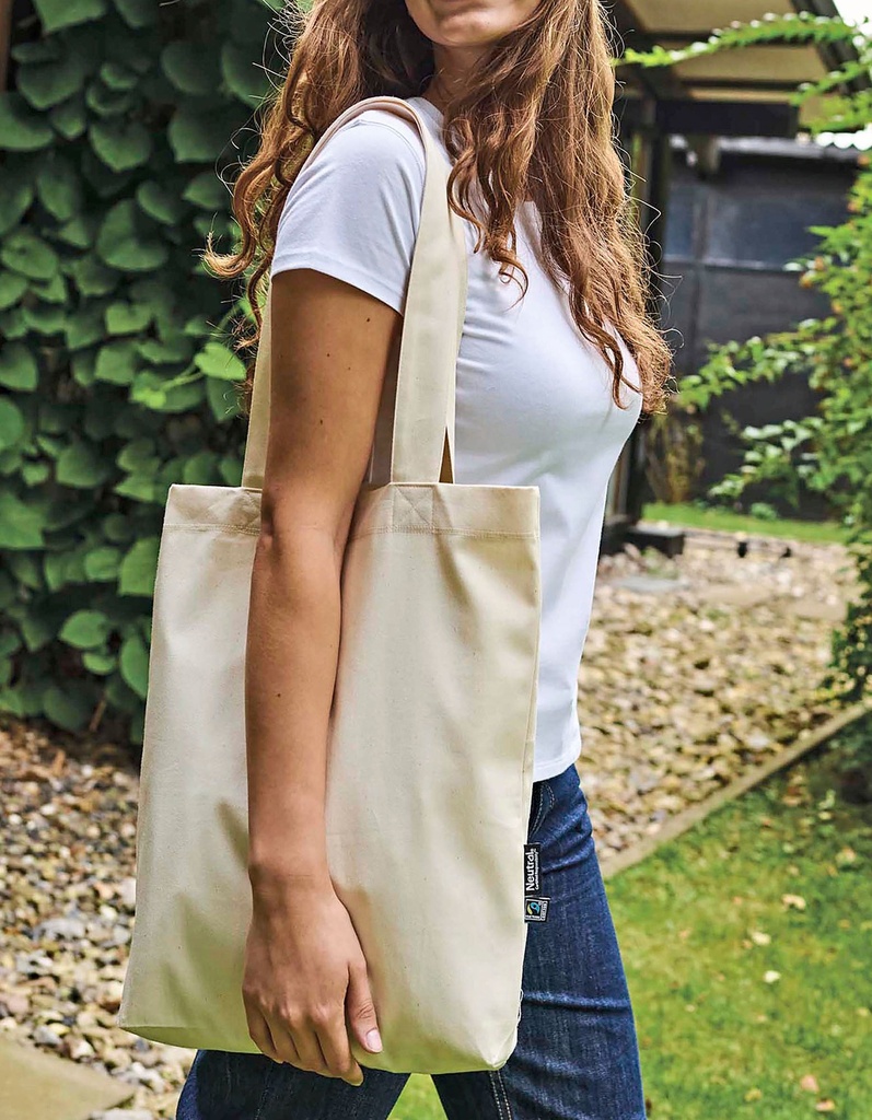 Torba Bawełniana Organiczna Diagonalna NE90003 - Teal