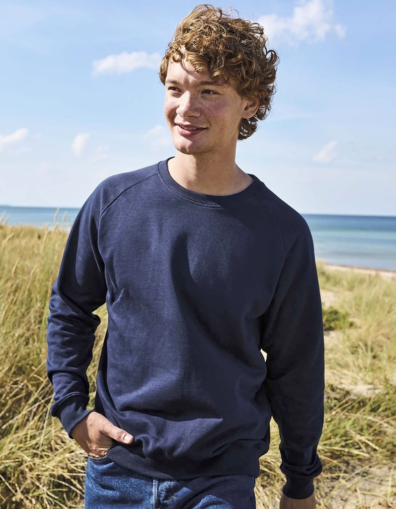 Bluza Raglanowa Unisex Bawełna Organiczna NET63001 - Green