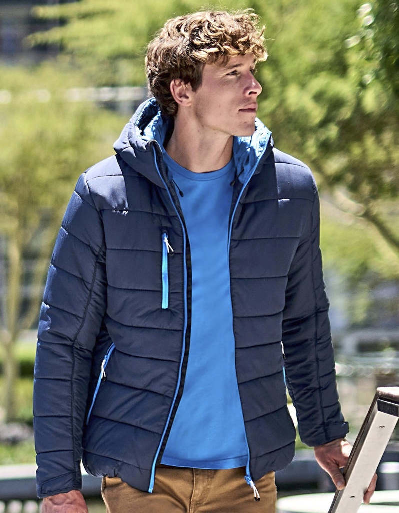 Kurtka Ocieplana Ripstop z Recyklingu RG241 - Black & Lime