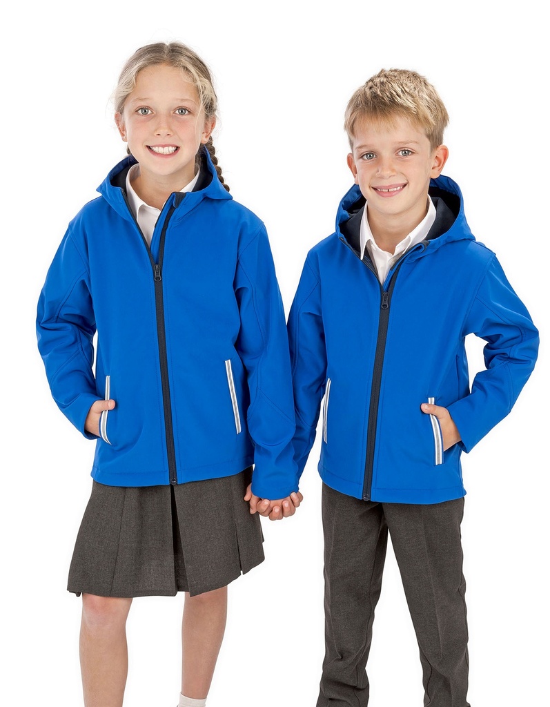 Kurtka Dziecieca Softshell Oddychajaca RT224J - Neon Orange