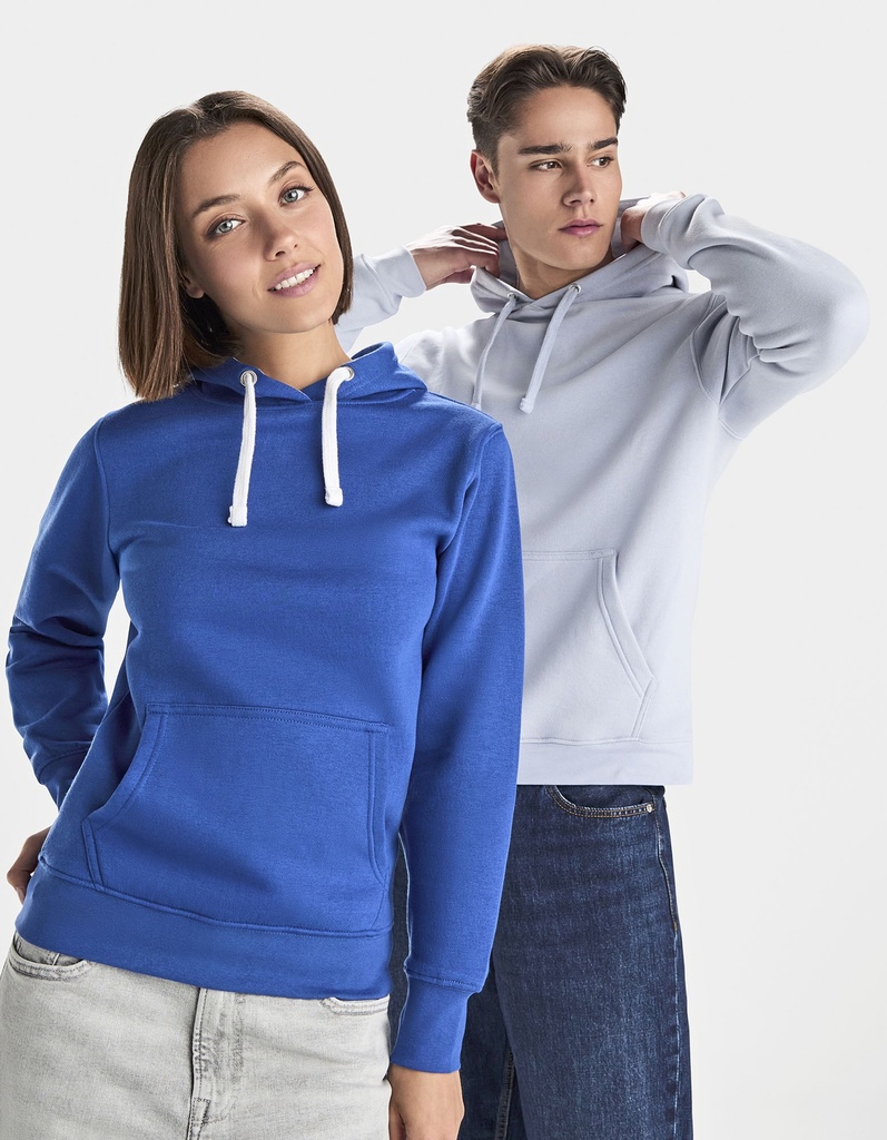 Bluza Z Kapturem I Kieszenia Kangurka Czesana Podszewka RY1067 - Berry Red 169