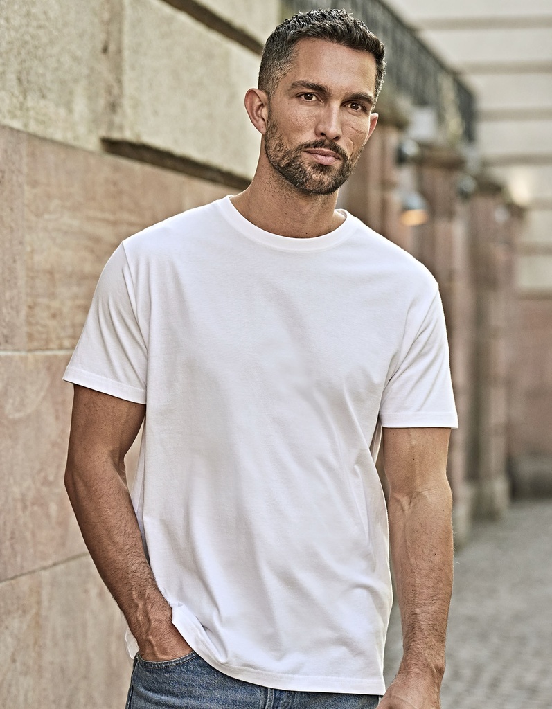 T-shirt Męski Klasyczny Bawełniany TJ8000 - Cement