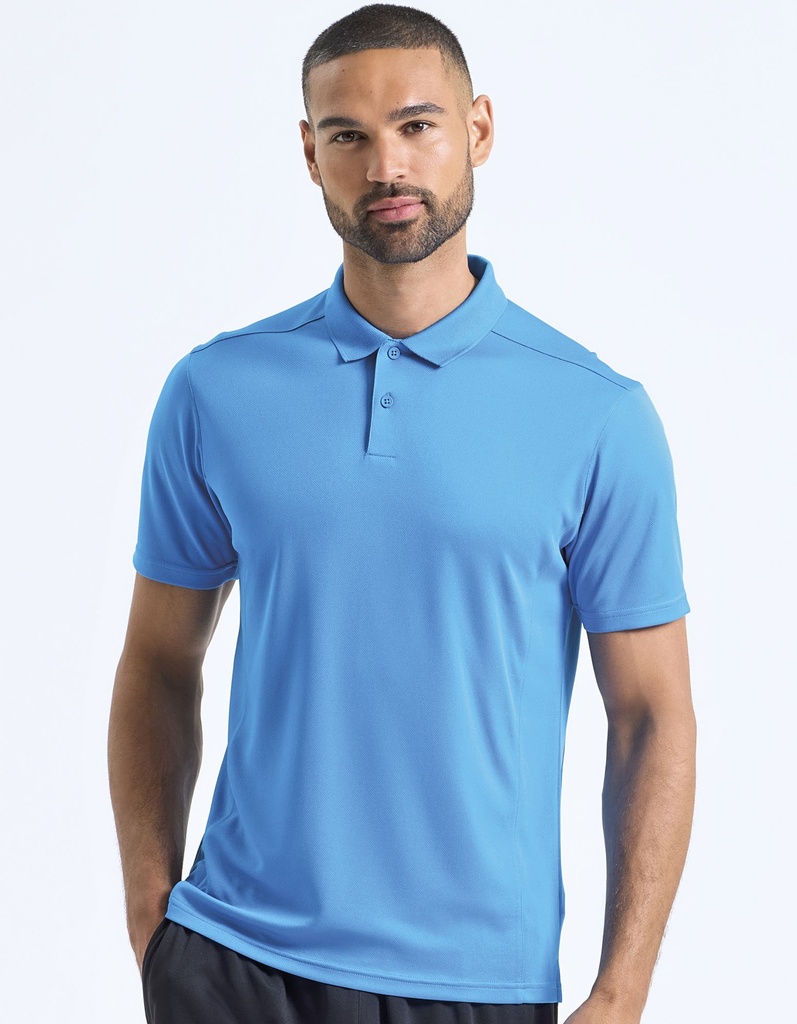 Koszulka Polo Meska Teksturowana Odprowadzajaca Wilgoc TR505 - Charcoal