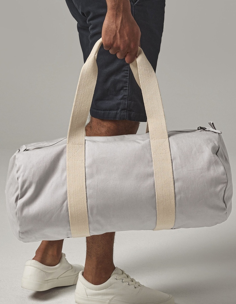 Torba Cylindryczna Bawelniana WM814 - Natural & French Navy