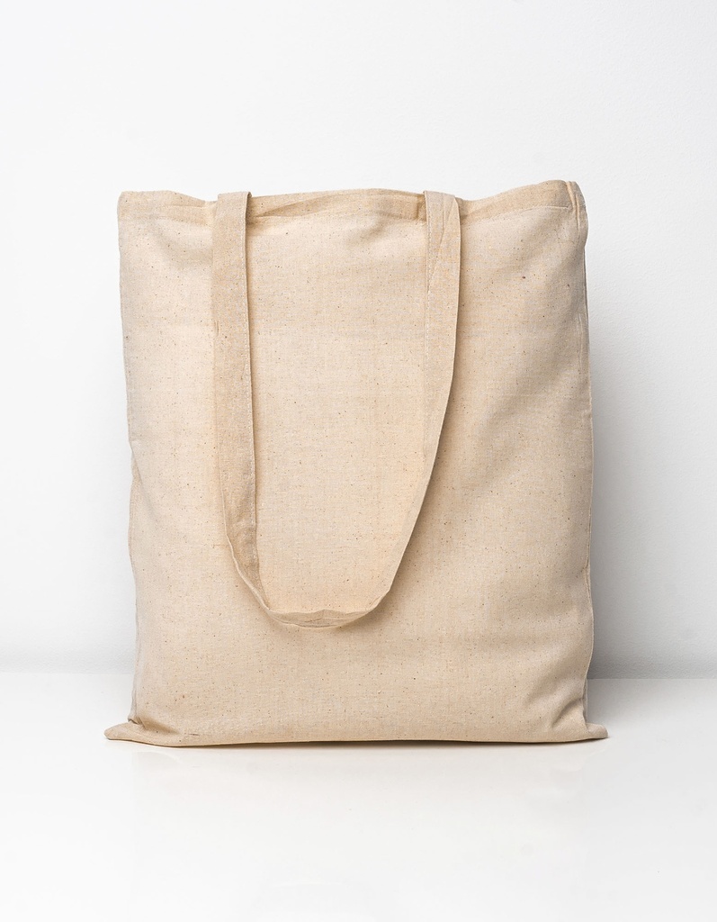 Torba Basic Bawelniana z Dlugimi Uchwytami XT104 - Natural