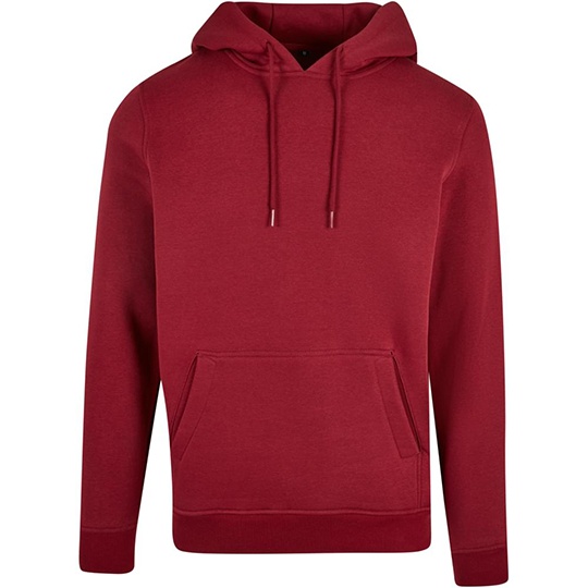 Bluza Dluga Bawelniana Poliestrowa Szczotkowana BY011 - Burgundy