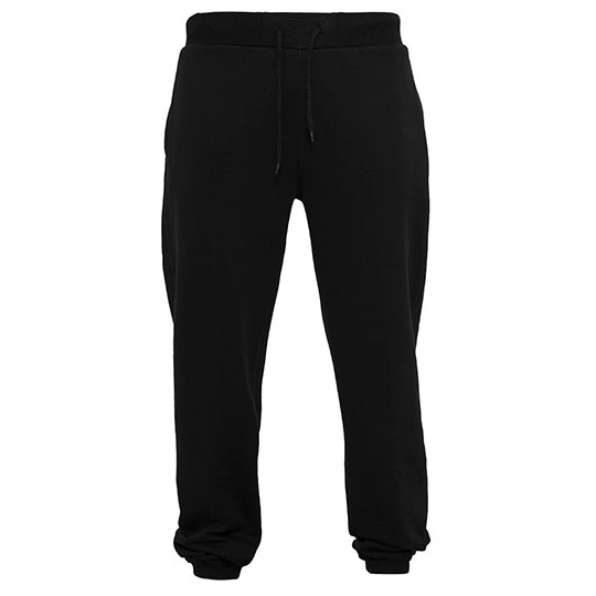 Spodnie Klasyczne Bawełniane Szczotkowane BY014 - Black