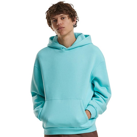 Bluza Oversize Bawełniana Poliestrowa BY284 - Beryl Blue