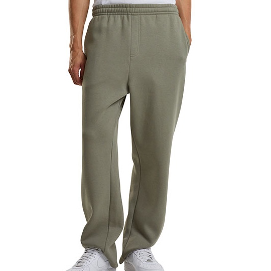 Spodnie Dresowe Luzny Kroj Bawelniane Poliestrowe BY288 - Pale Olive
