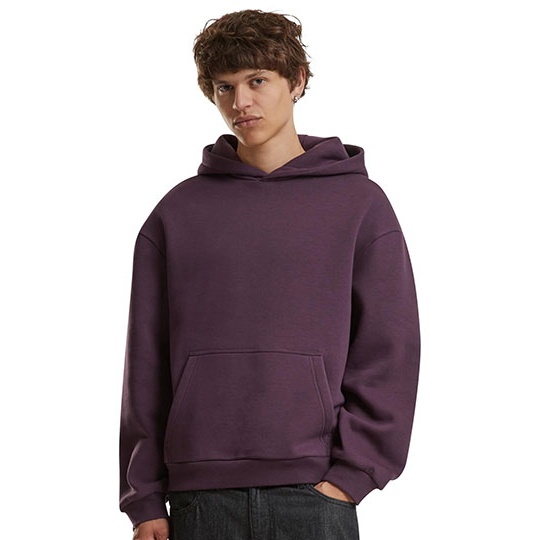Bluza Oversize Bawelniana Poliestrowa BY284 - Plum Purple