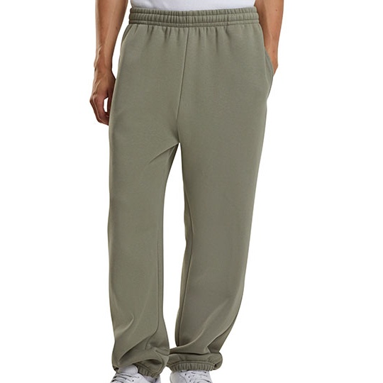 Spodnie Dresowe Luzne Bawelniano Poliestrowe BY286 - Pale Olive