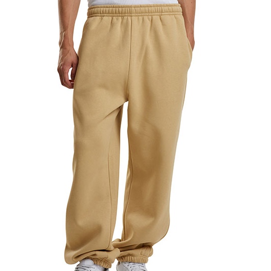 Spodnie Dresowe Luzne Bawelniano Poliestrowe BY286 - U. Beige