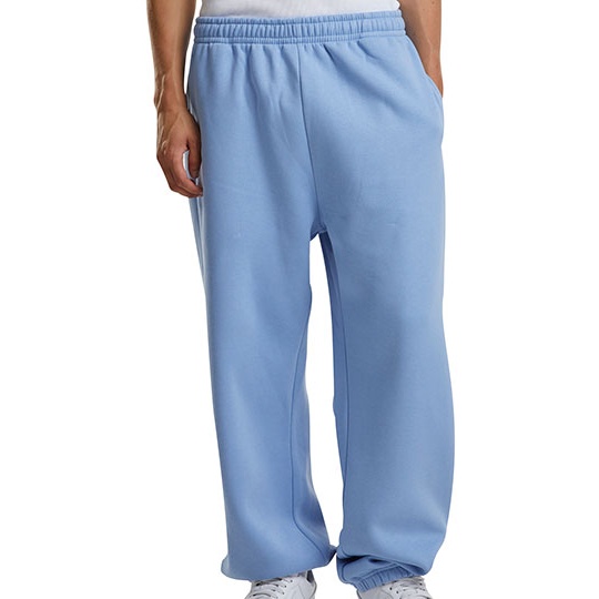 Spodnie Dresowe Luzne Bawelniano Poliestrowe BY286 - Powder Blue