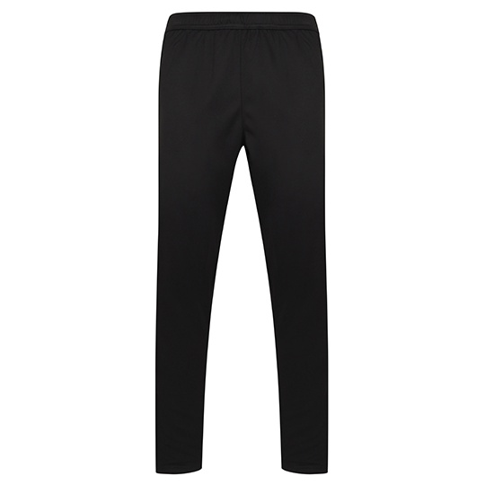 Spodnie Meskie Slim Dziane Poliester FH881 - Black & White