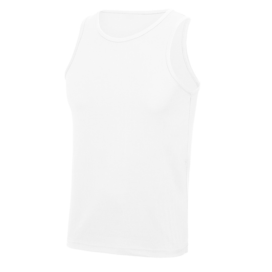 Bezrekawnik Meski Slim Szybkoschnacy JC007 - Arctic White