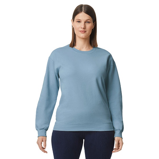 Bluza Klasyczna Unisex Bawelniana Szczotkowana GSF000 - Stone Blue