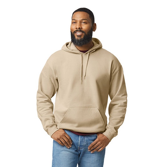 Bluza Klasyczna Bawelniana Szczotkowana Unisex GSF500 - Sand