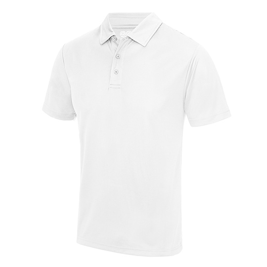 Koszulka Polo Klasyczna Szybkoschnaca Poliestrowa JC040 - Arctic White