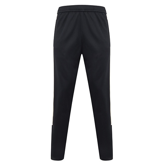 Spodnie Meskie Slim Dziane Poliester FH881 - Navy & White
