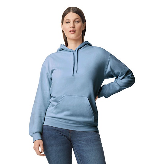Bluza Klasyczna Bawełniana Szczotkowana Unisex GSF500 - Stone Blue