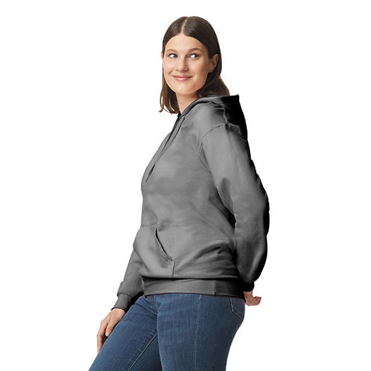 Bluza Klasyczna Bawelniana Szczotkowana Unisex GSF500 - Charcoal (Solid)