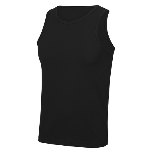 Bezrekawnik Meski Slim Szybkoschnacy JC007 - Jet Black