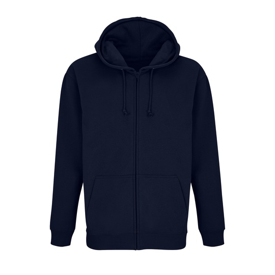 Bluza Rozpinana Unisex Bawelniana z Recyklingowanym Poliestrem L03812 - French Navy
