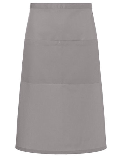 Fartuch Bistro Bardzo Duży Tkanina Diagonalna KY161 - Basalt Grey (ca. Pantone 4276C)