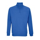 Bluza unisex z zamkiem 1/4 i wysokim kołnierzem L04234 - Royal Blue 241