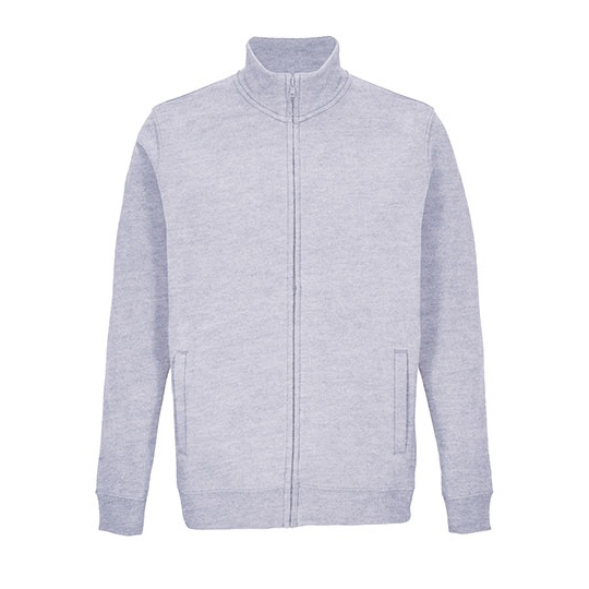 Kurtka Rozpinana Bawelniana z Poliestrem Recyklingowym L04240 - Grey Melange