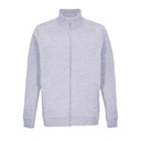 Kurtka Rozpinana Bawelniana z Poliestrem Recyklingowym L04240 - Grey Melange