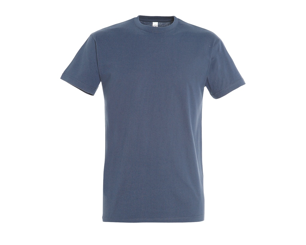 T-shirt Klasyczny Bawelniany L190 - Denim