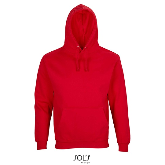Bluza Unisex Z Kapturem Organiczna Bawelna Recykling L03815 - Bright Red