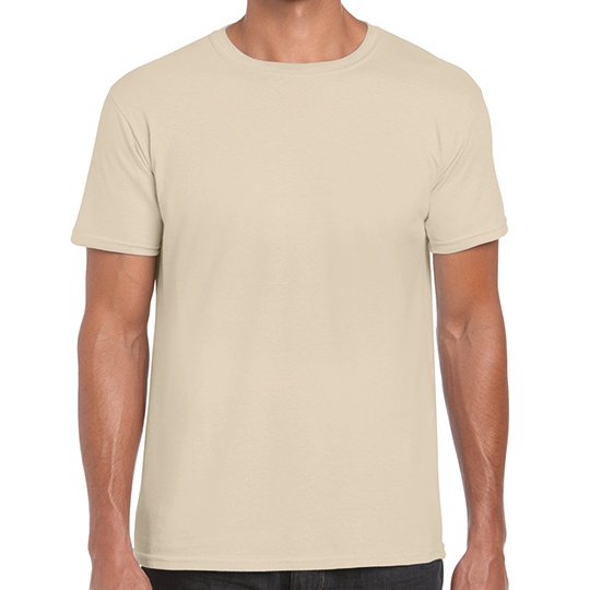 T-shirt Klasyczny Bawelniany z Poliestrem G64000 - Sand