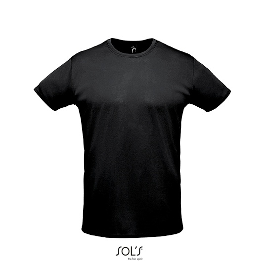 Koszulka Unisex Poliester Pique L02995 - Black