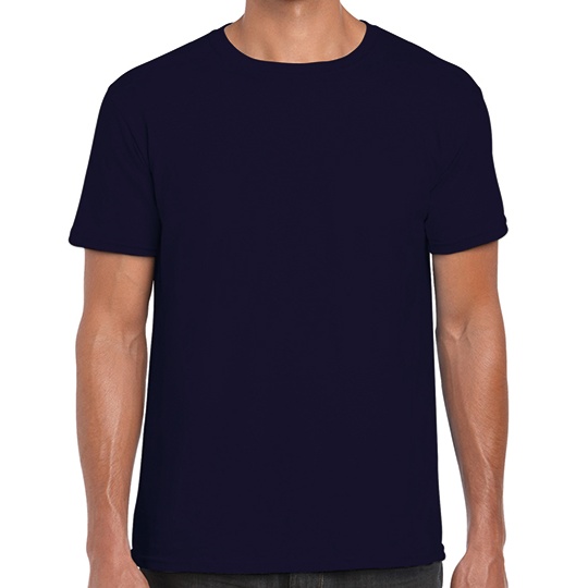 T-shirt Klasyczny Bawelniany z Poliestrem G64000 - Navy