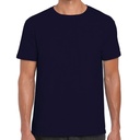 T-shirt Klasyczny Bawełniany z Poliestrem G64000 - Navy