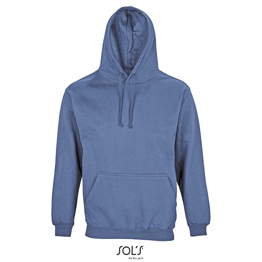 Bluza Unisex Z Kapturem Organiczna Bawelna Recykling L03815 - Blue