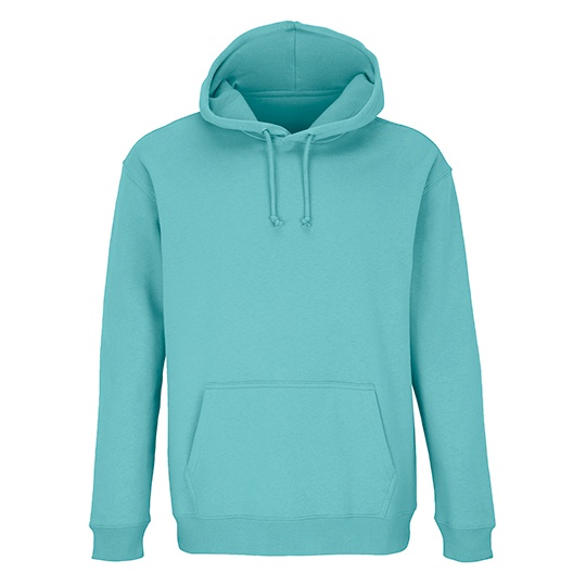 Bluza Unisex Z Kapturem Organiczna Bawelna Recykling L03815 - Pool Blue