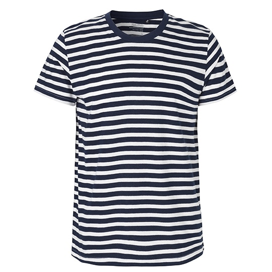 T-shirt Meski Dopasowany Bawelna Organiczna NE61001 - White