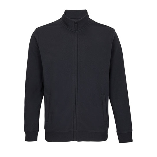 Kurtka Rozpinana Bawelniana z Poliestrem Recyklingowym L04240 - Black