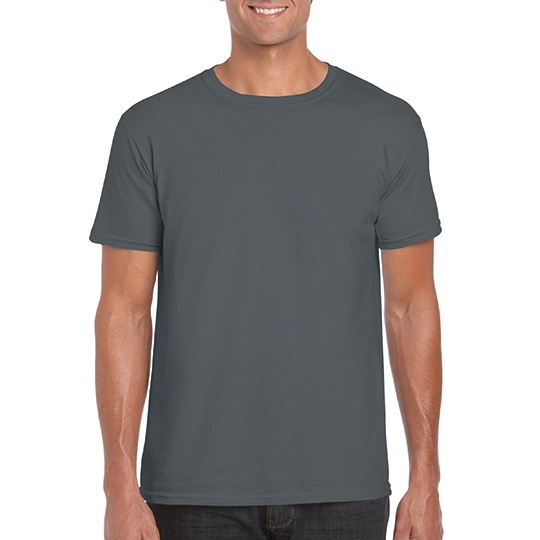 T-shirt Klasyczny Bawelniany z Poliestrem G64000 - Charcoal (Solid)