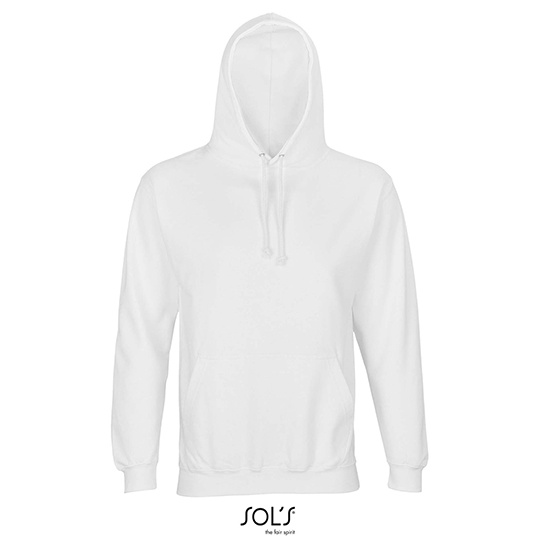 Bluza Unisex Z Kapturem Organiczna Bawelna Recykling L03815 - White