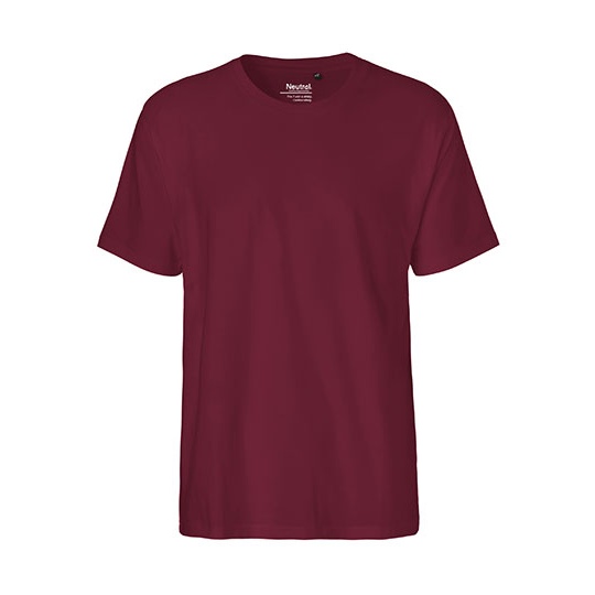 Koszulka Unisex Klasyczna Szybkoschnaca NER61001 - Bordeaux