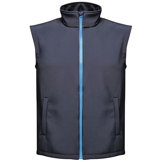 Kamizelka Softshell Wodoodporna Wiatroodporna RG844 - Navy & French Blue