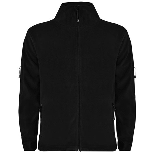 Meska kurtka polarowa ze stojka RY1195 - Black 02
