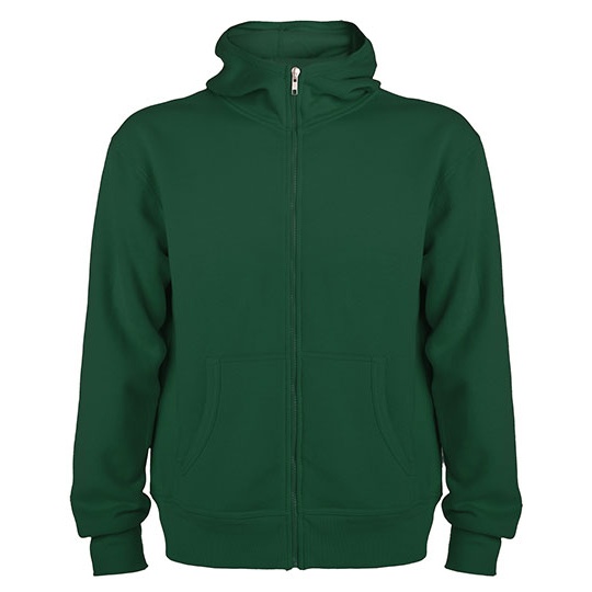 Bluza z Kapturem na Zamek Czesana Podszewka RY6421 - Bottle Green 56
