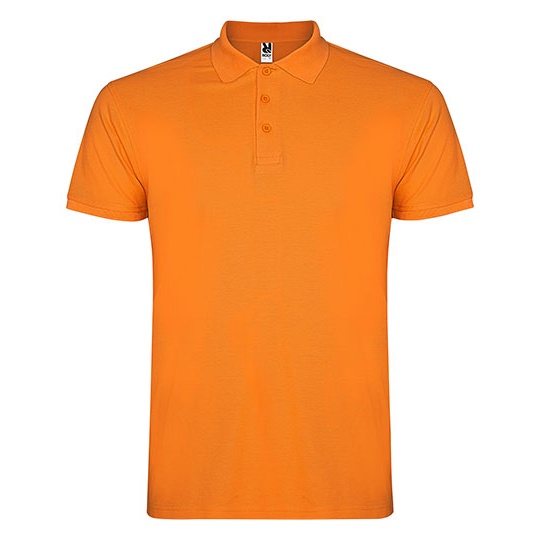 Koszulka Polo Meska Pique RY6638 - Orange 31